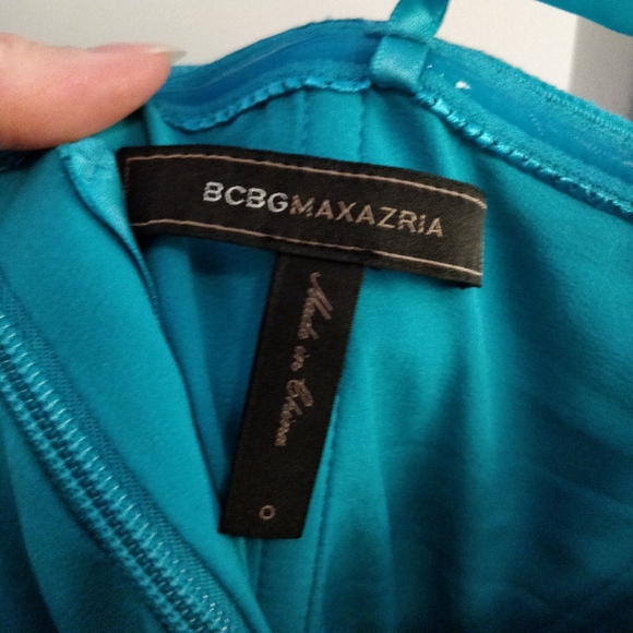 BCBG teal evening dress - Picture 4 of 5